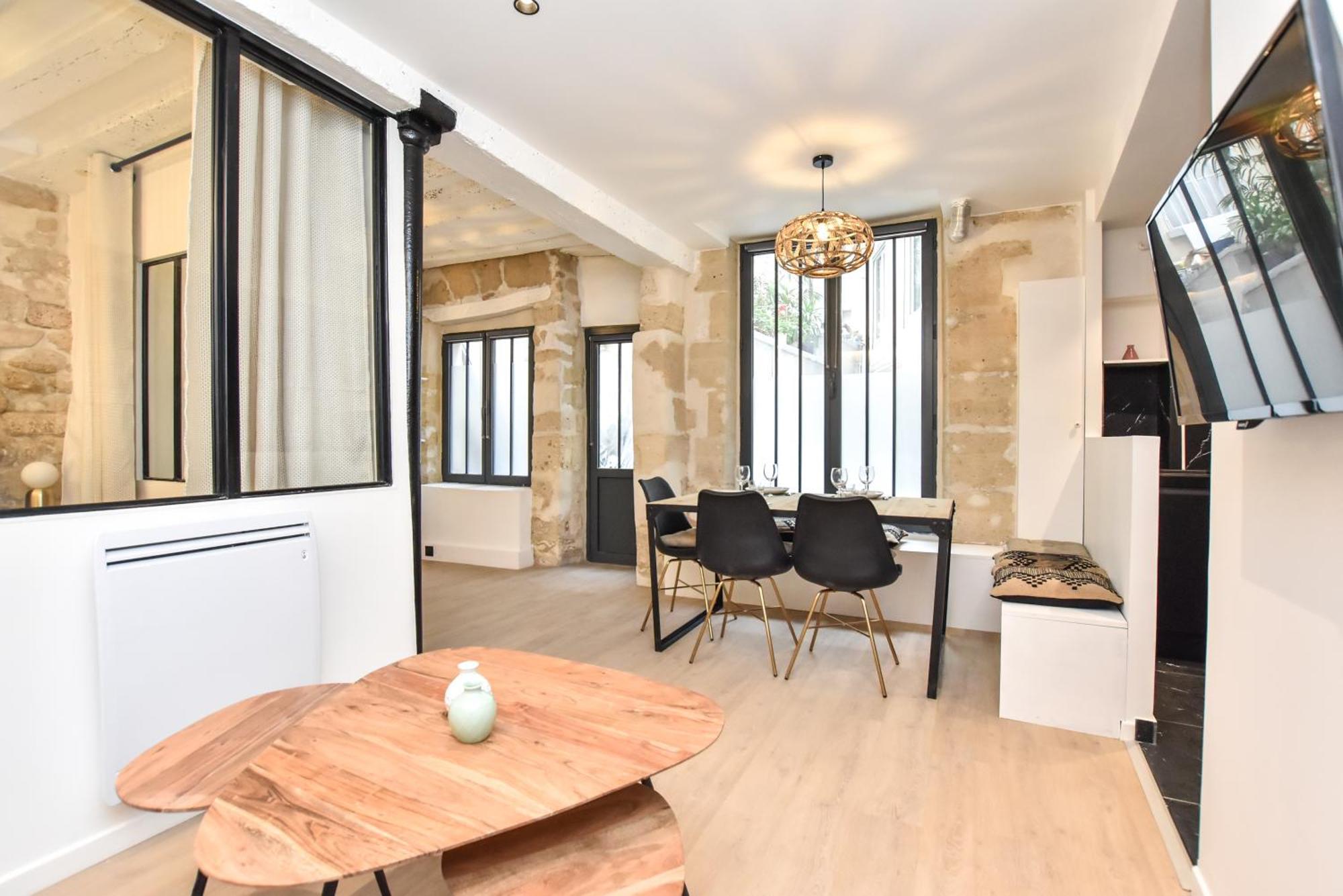 Cozy Apartment - 1Br-4P - Sentier ปารีส ภายนอก รูปภาพ