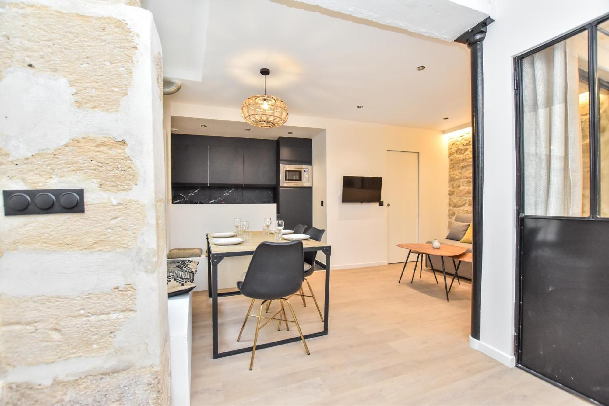 Cozy Apartment - 1Br-4P - Sentier ปารีส ภายนอก รูปภาพ